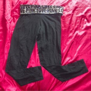 Victoria Secret Leggings with Sequin Waistband
